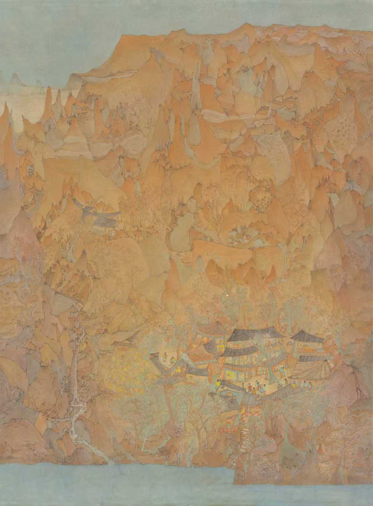 “轩辕情 中国梦——第四届中国画作品展”入展作品（部分）